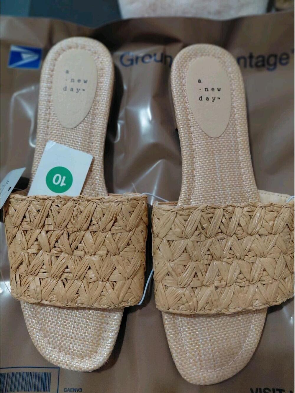 A new day memory foam sandals